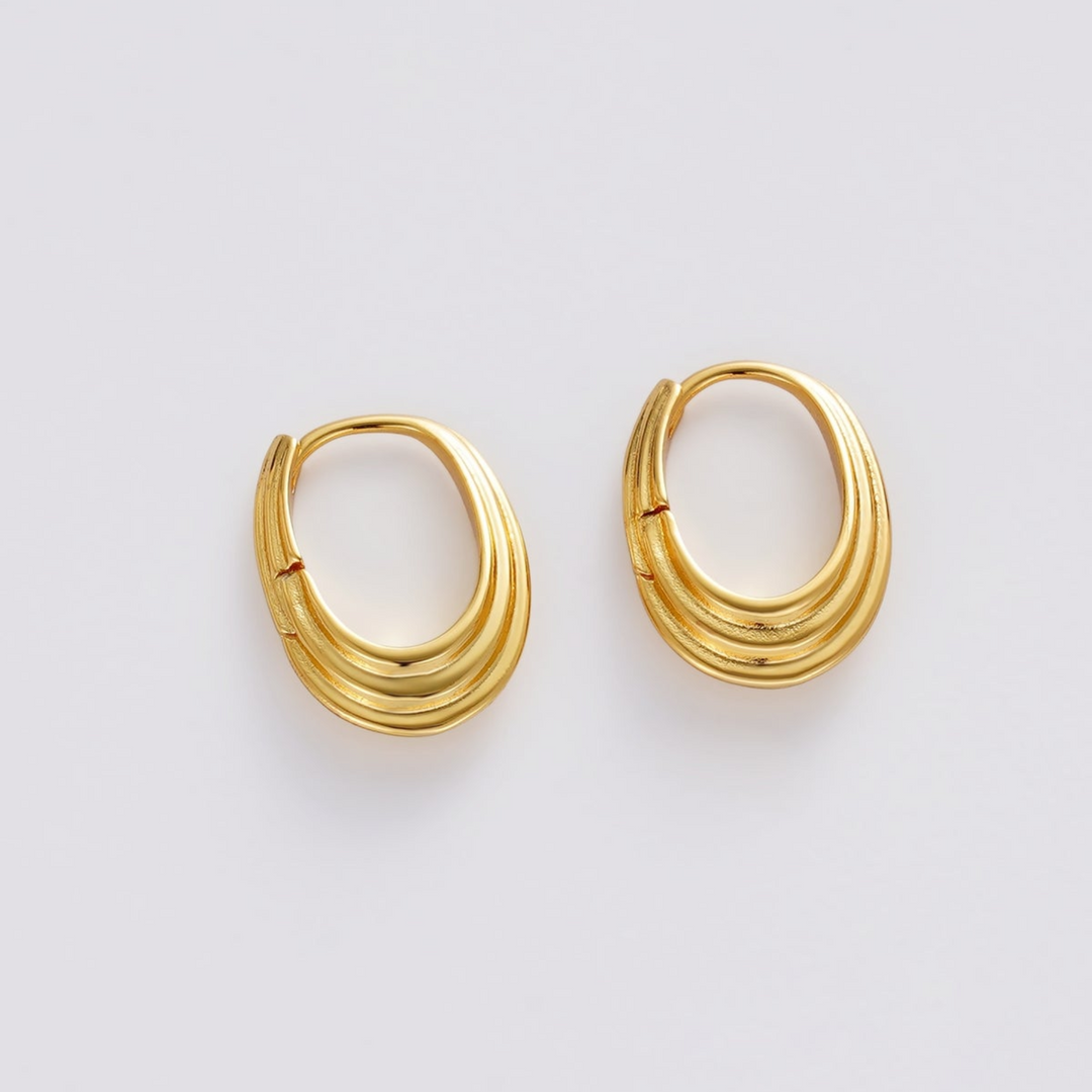 Marley Hoop - Medium Gold