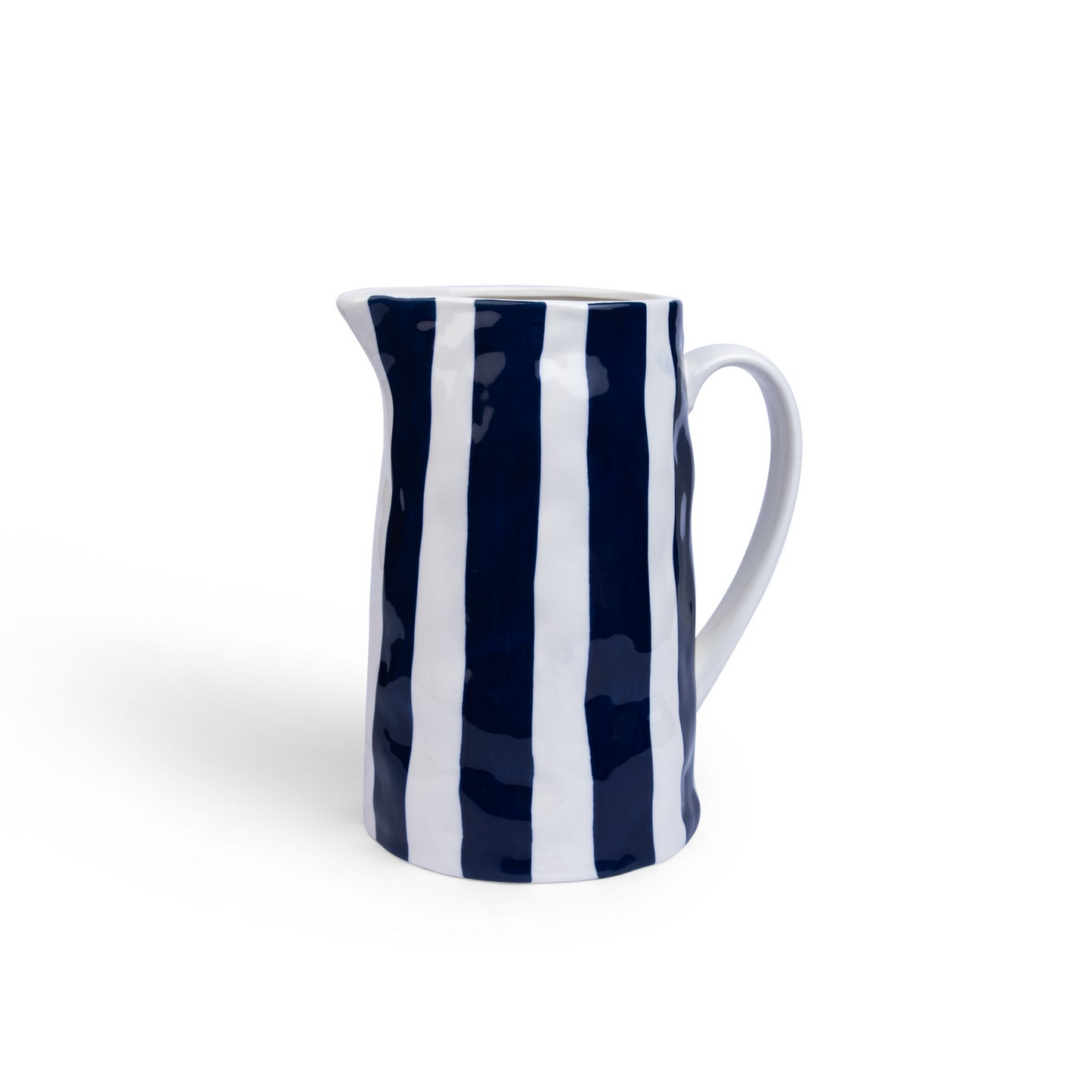 Medium Striped Jug - Navy