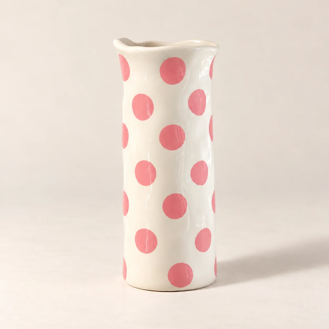 Medium Spotted Vase - Pink