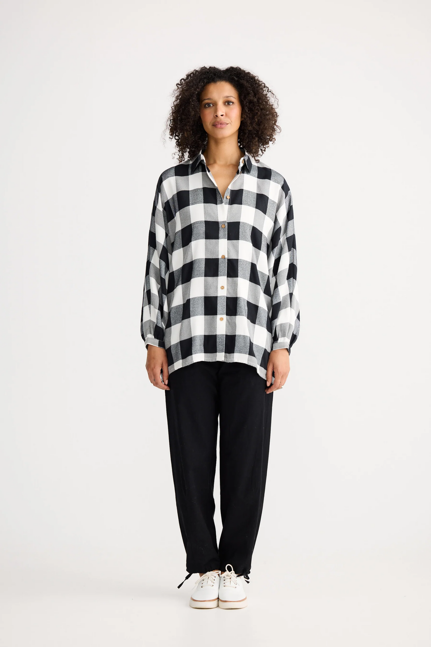 Milano Shirt - Black & White Check