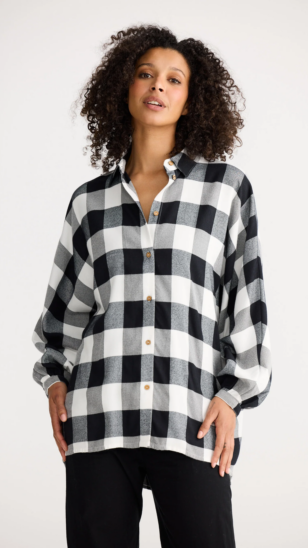 Milano Shirt - Black &amp; White Check