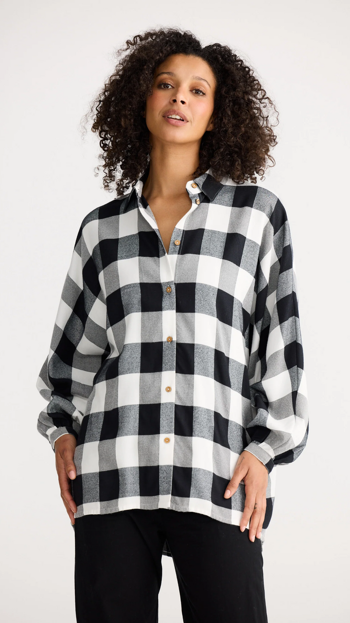 Milano Shirt - Black &amp; White Check