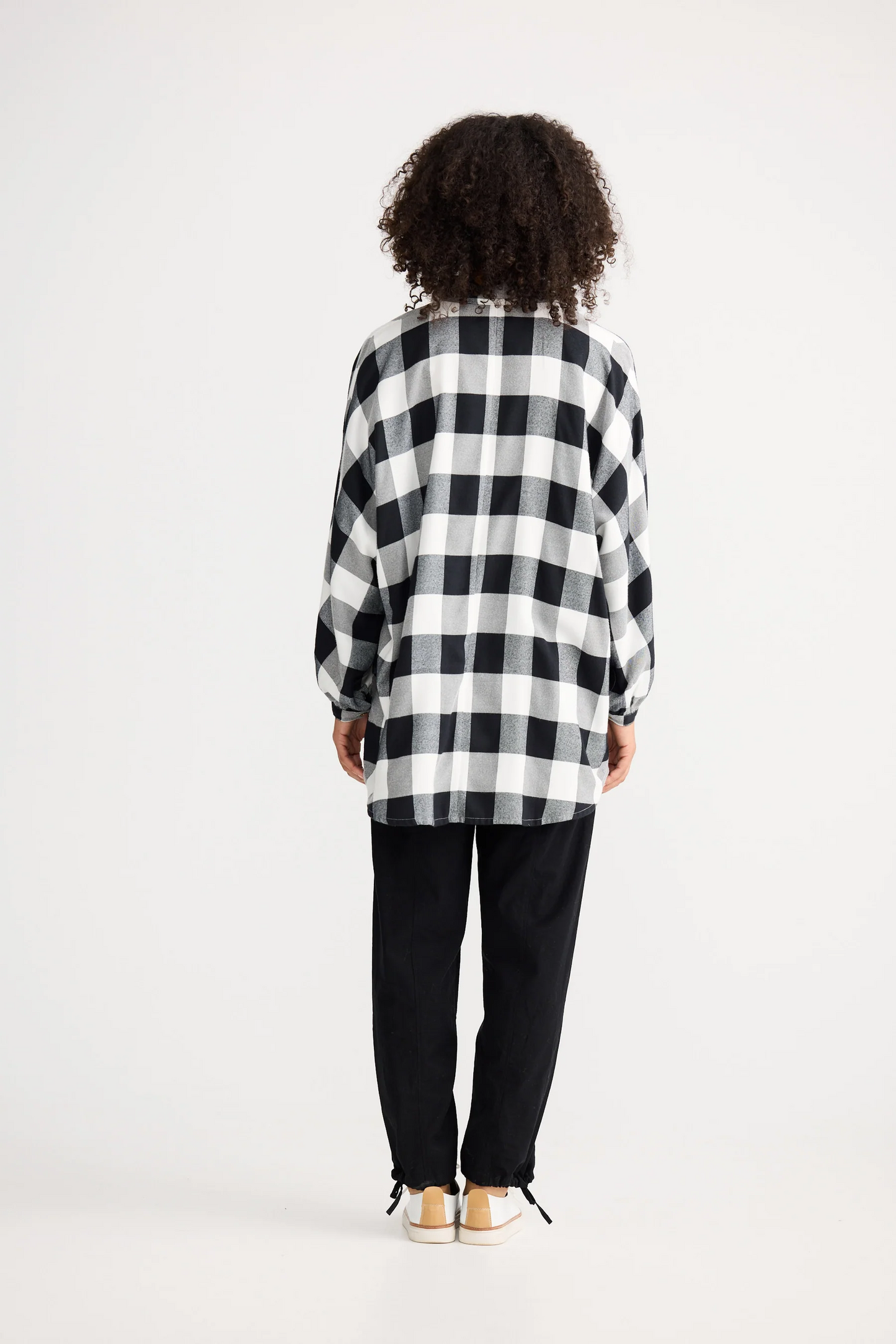 Milano Shirt - Black & White Check