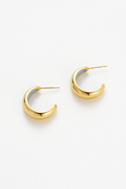 Mindi Hoop – Gold/Blue