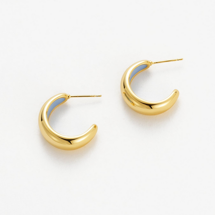 Mindi Hoop – Gold/Blue