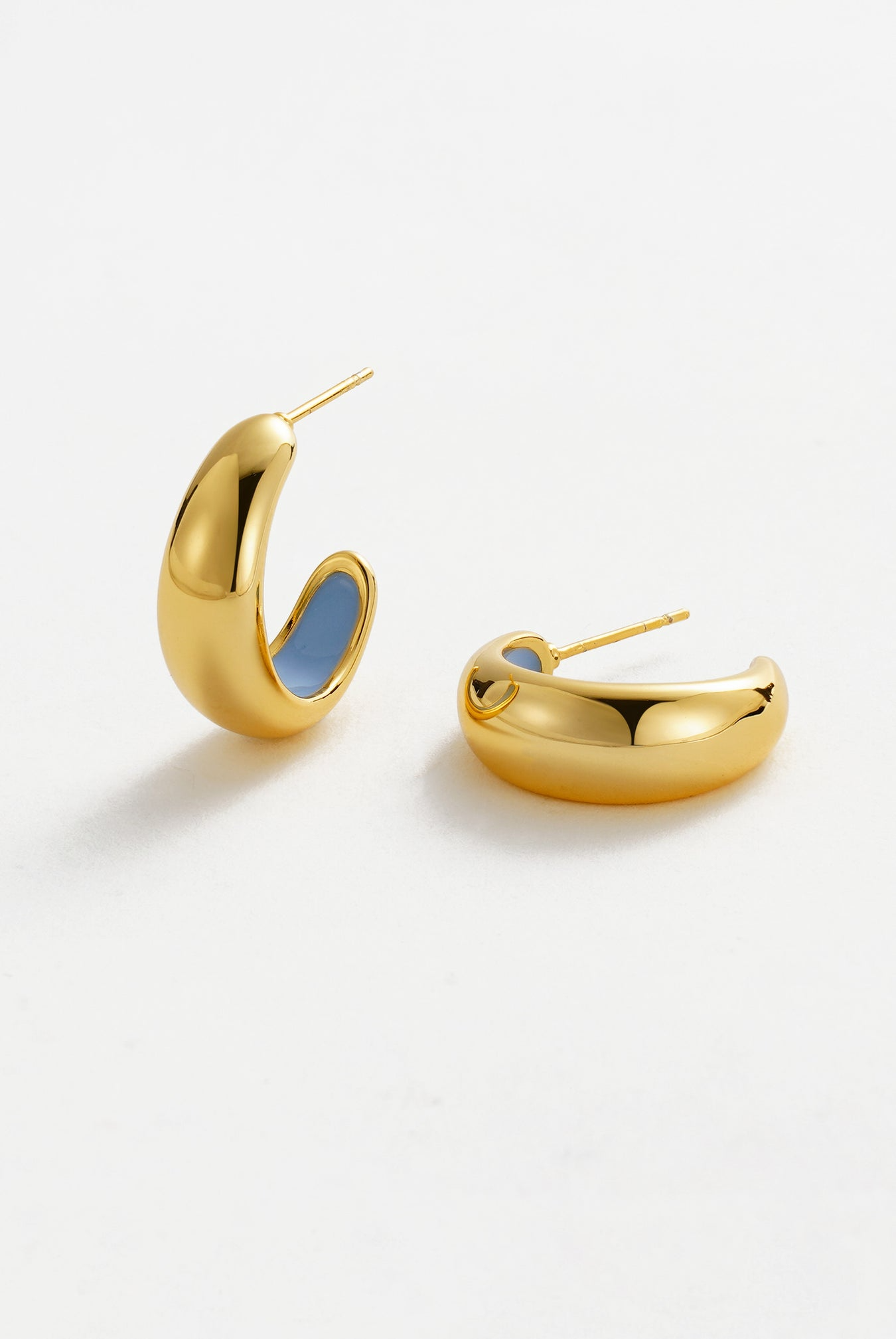 Mindi Hoop – Gold/Blue