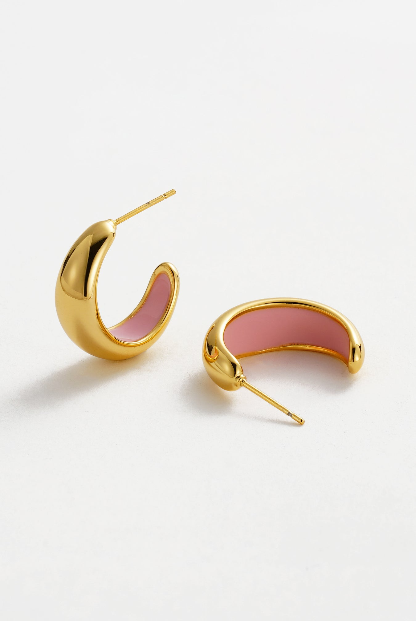 Mindi Hoop – Gold/Pink