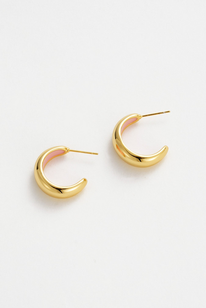 Mindi Hoop – Gold/Pink