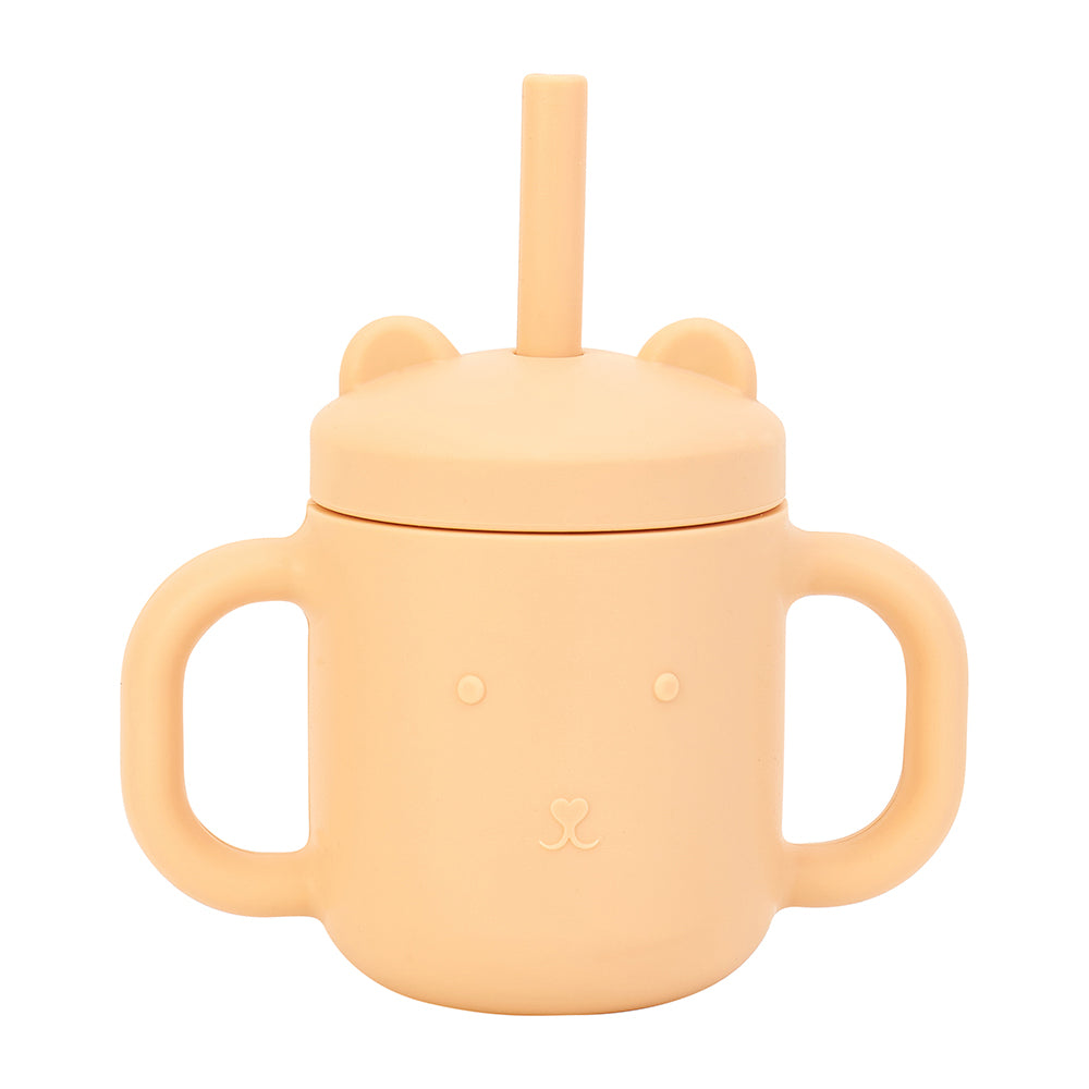Mini Sippi Bear With Handles - Caramel