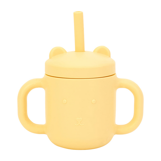Mini Sippi Bear With Handles - Lemon