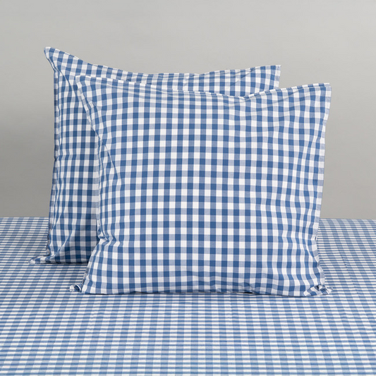 Modella European Pillowcase Pair - Indigo
