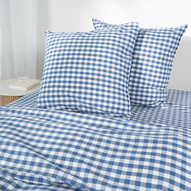 Modella European Pillowcase Pair - Indigo