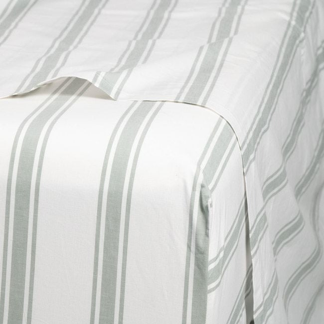 Modella Resort Stripe Sheet Set (Super King) - Gum