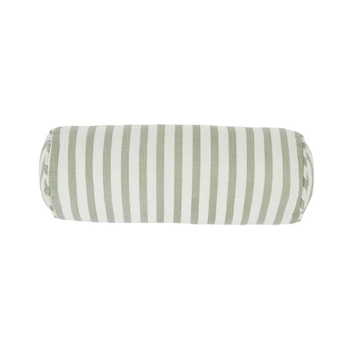 Montauk Cotton Bolster Cushion - Sage