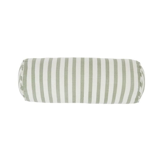 Montauk Cotton Bolster Cushion - Sage