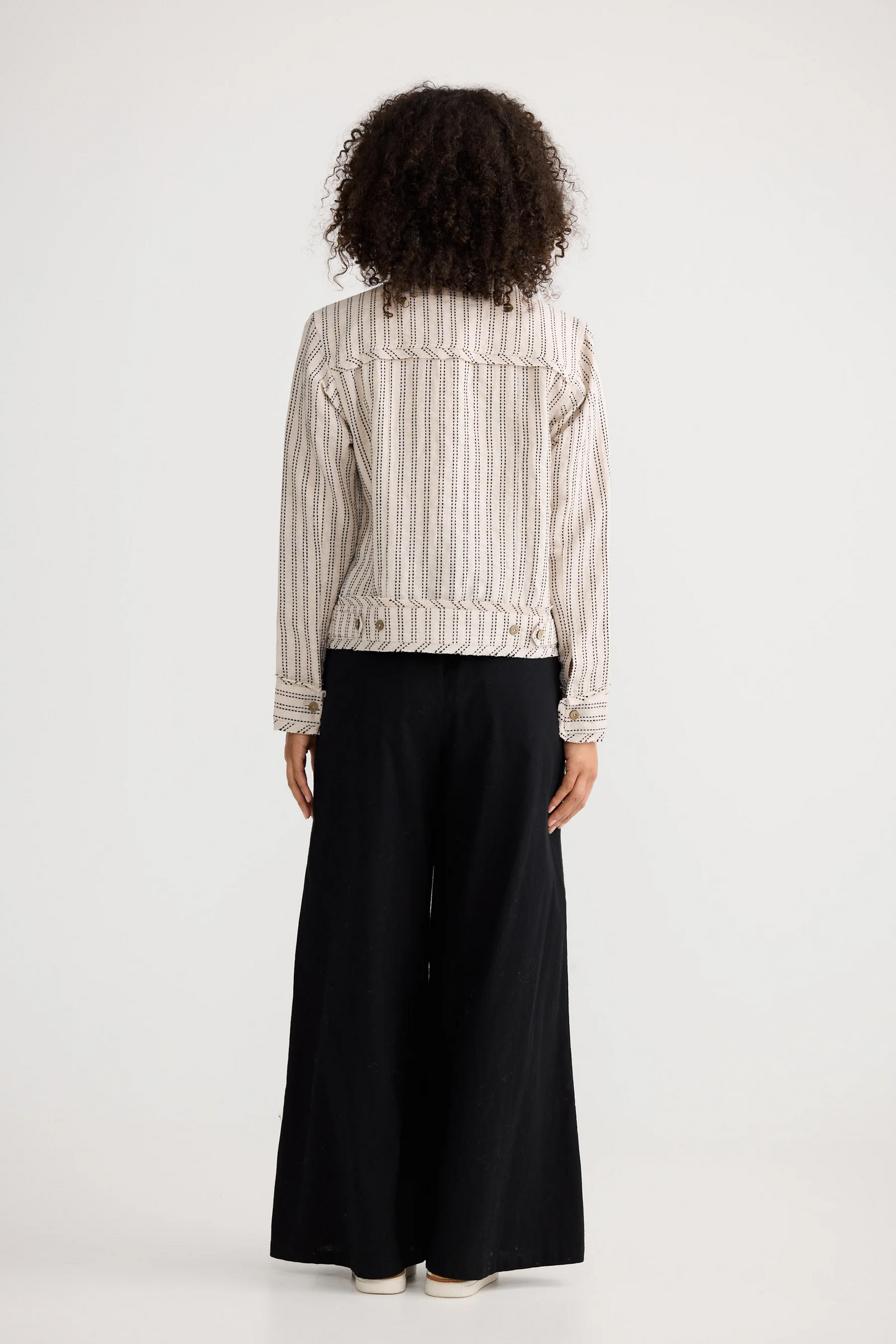 Monza Jacket Natural Stitch - Natural