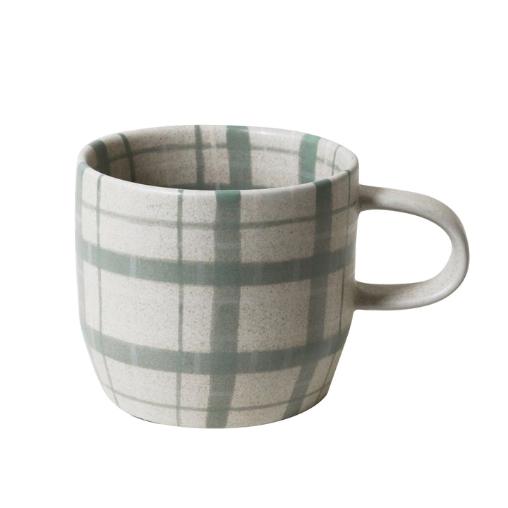 Mug - Duck Egg Check Cat&