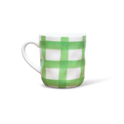 Mug - Mint Green Gingham