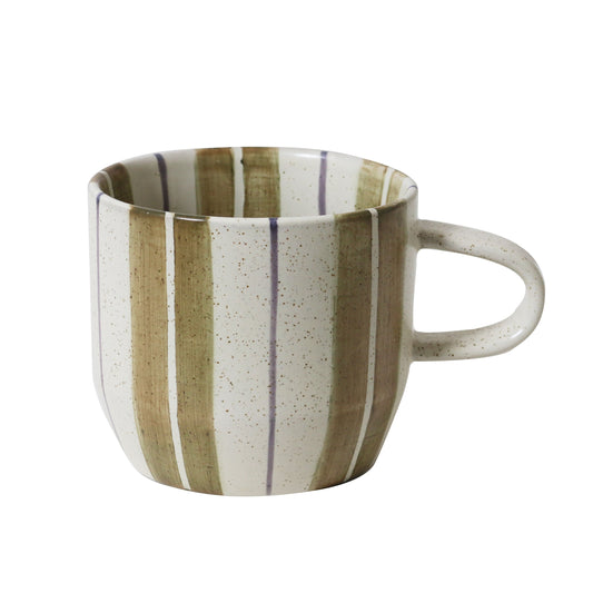 Mug - Olive Stripe Cat's Pyjamas