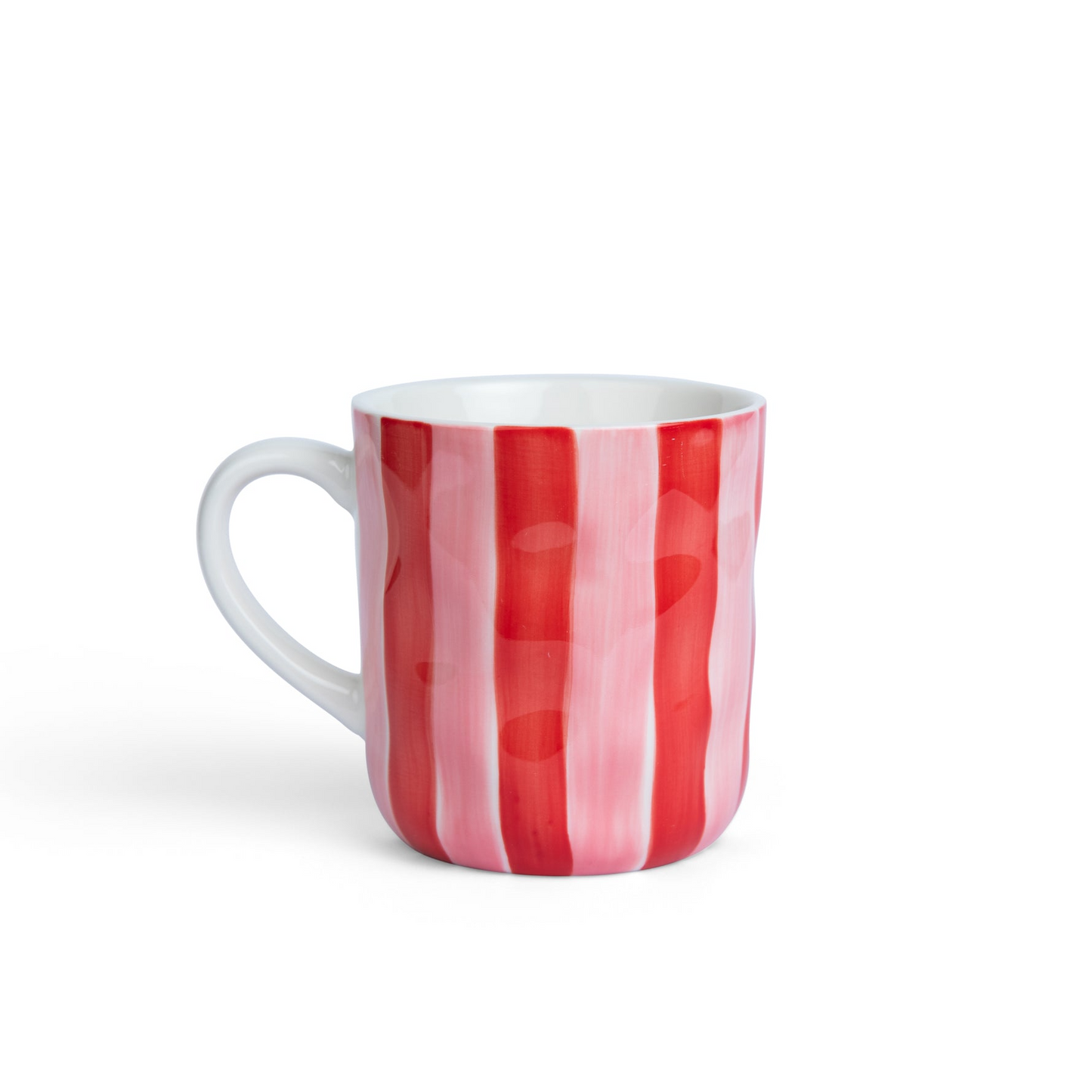Mug - Pink & Red Stripe