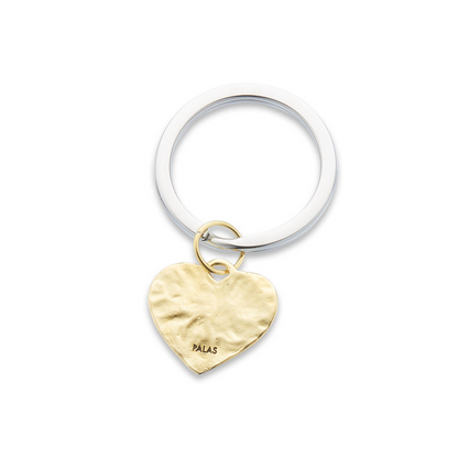 "Moon and back" Charm Keyring