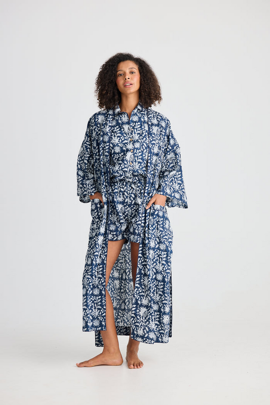 Namaste Robe - Wild Paisley Print