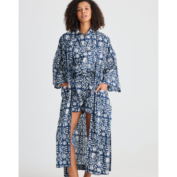 Namaste Robe - Wild Paisley Print