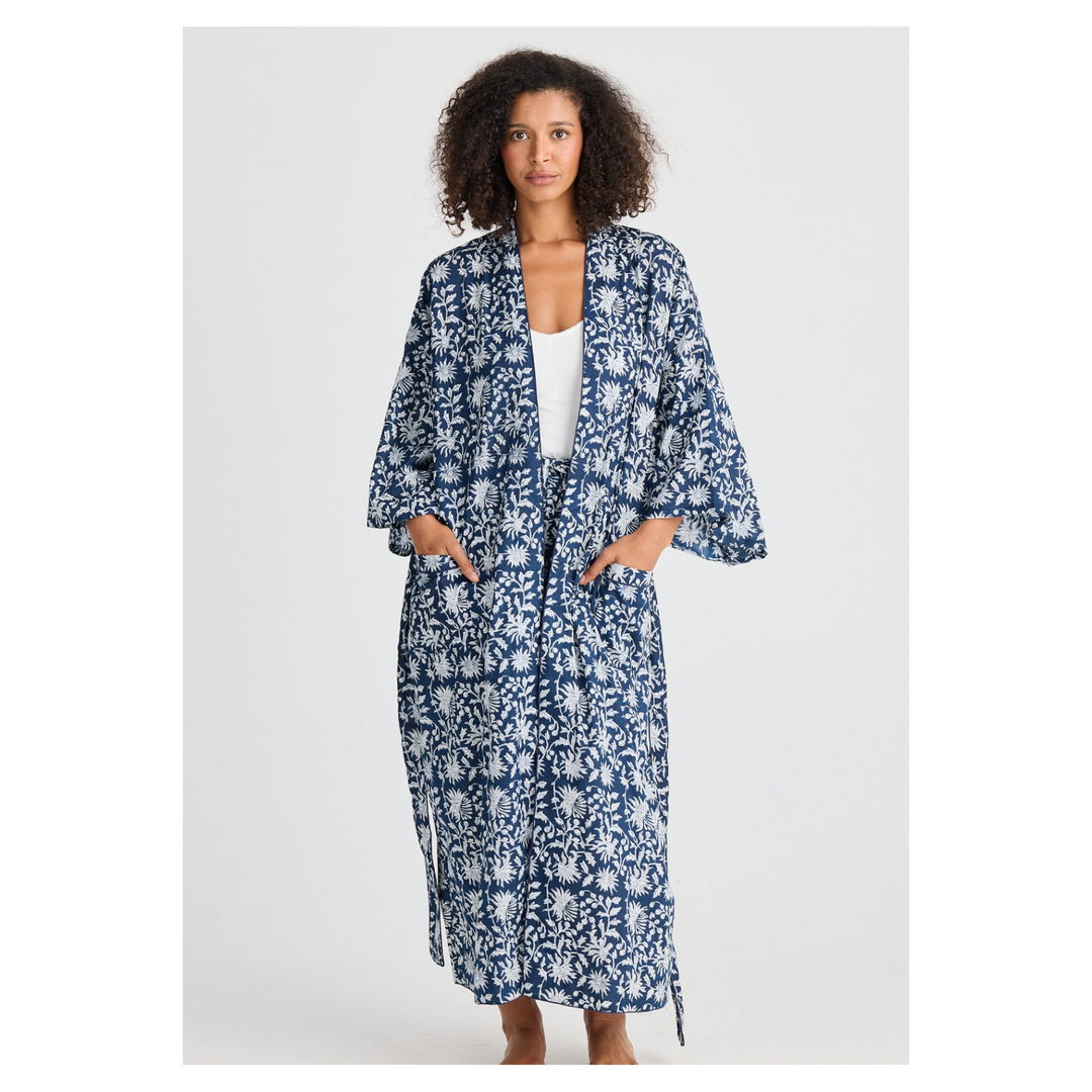 Namaste Robe - Wild Paisley Print