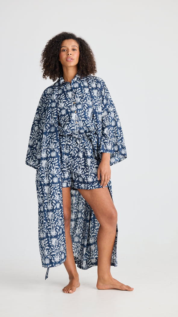 Namaste Robe - Wild Paisley Print
