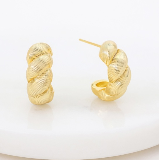 Olivia Hoop – Gold by Zafino