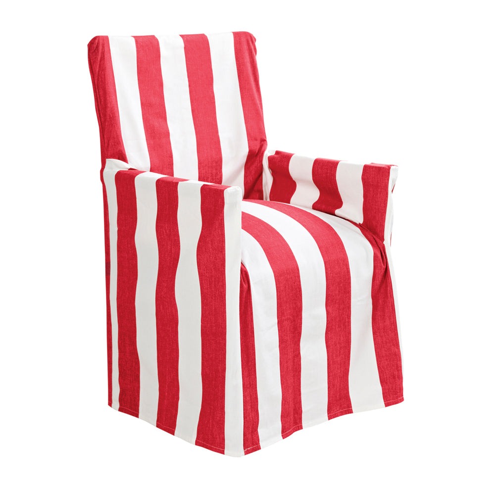 Outdoor Director Chair Cover - Red Stripe