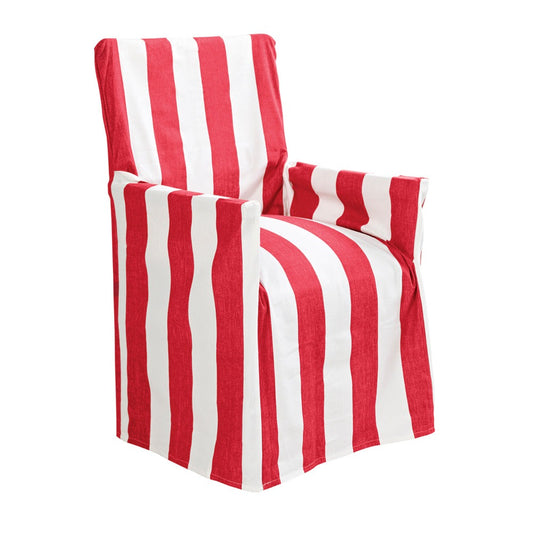 Outdoor Director Chair Cover - Red Stripe