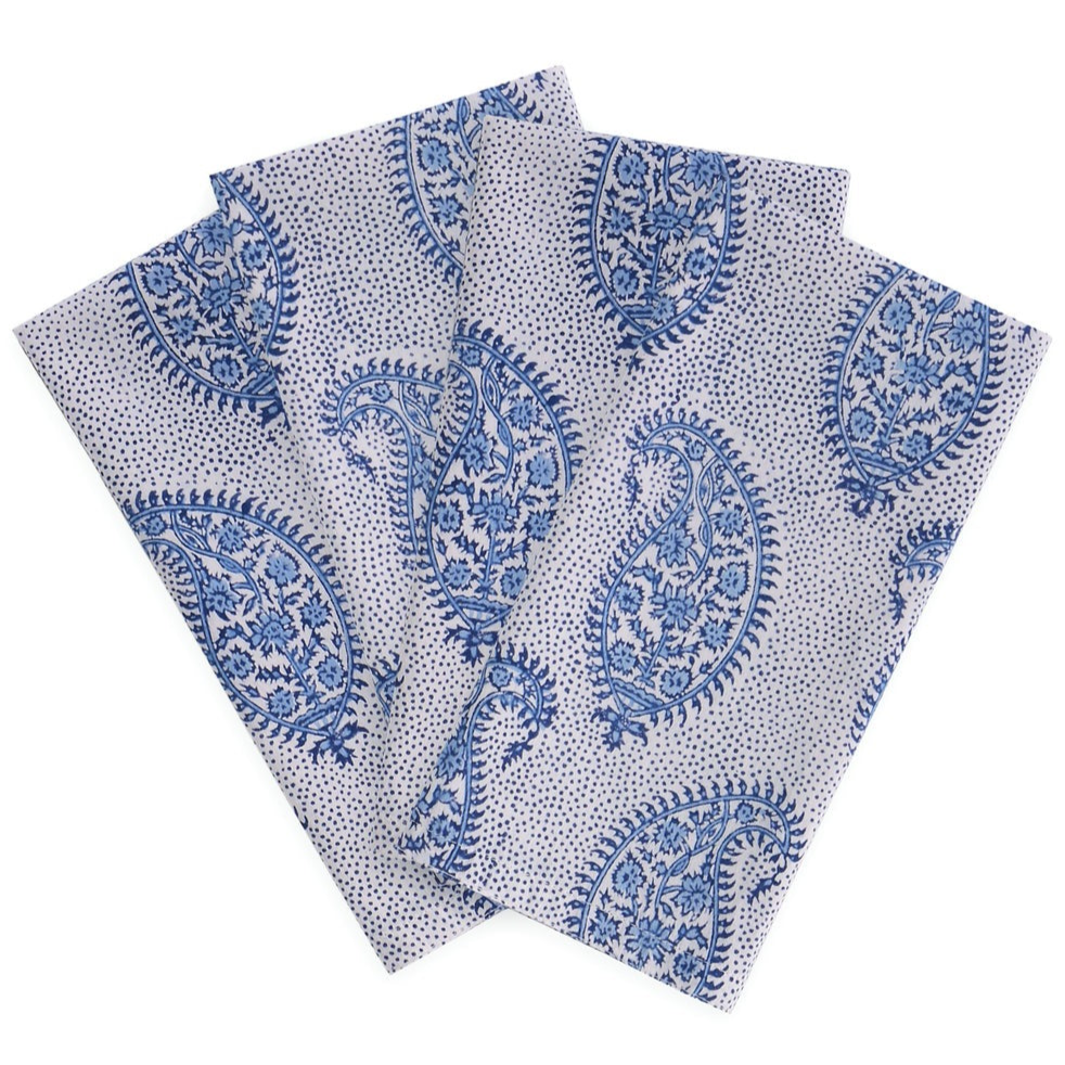 Paisley Azure Napkin Set