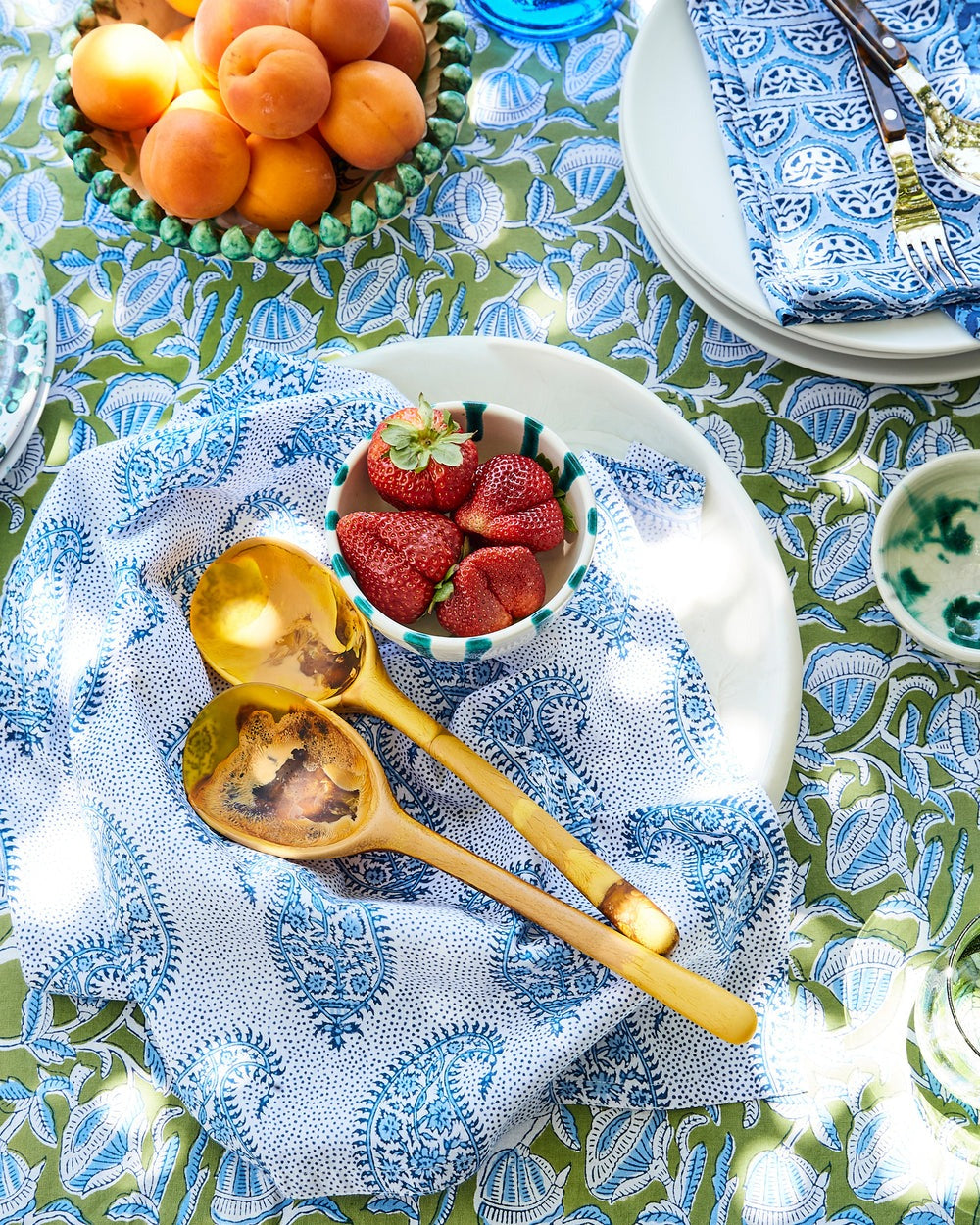 Paisley Azure Napkin Set