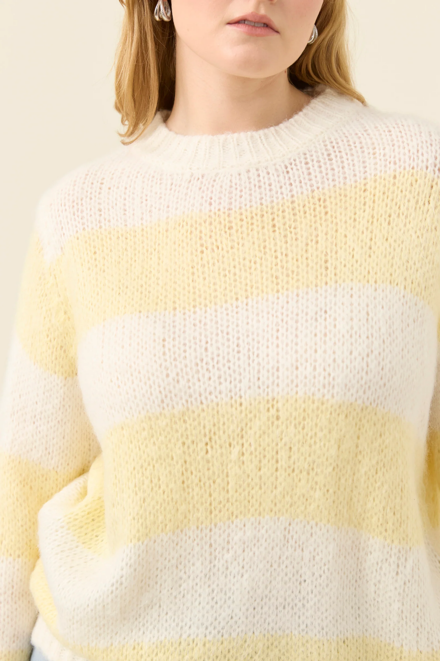 Pallas Stripe Jumper - Butter