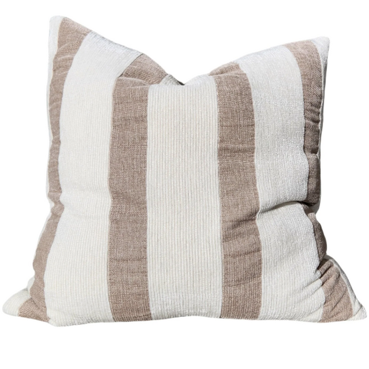 Palma Corduroy Cushion - Off White/Nude