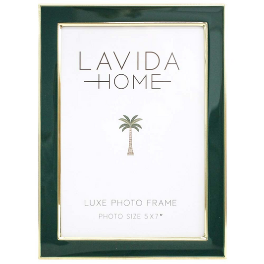 Photo Frame - Olive/Gold