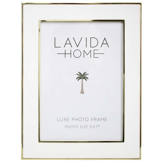 Photo Frame - White/Gold