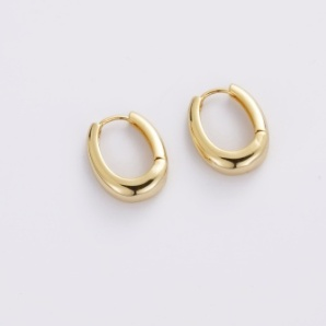 Pia Hoop Medium – Gold by Zafino