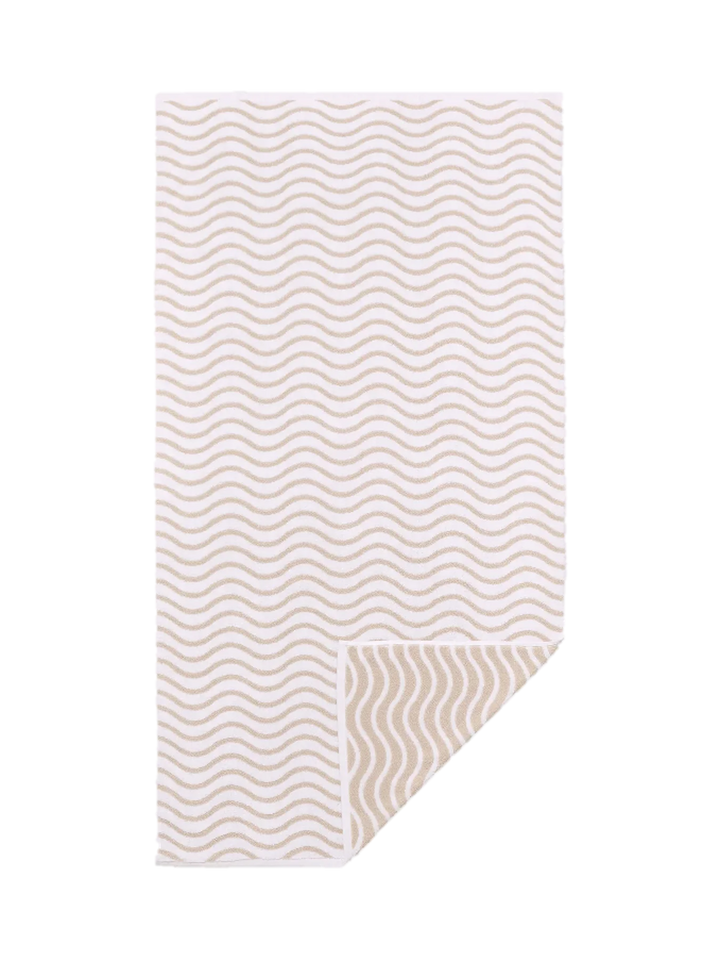 Wave Natural Bath Towel