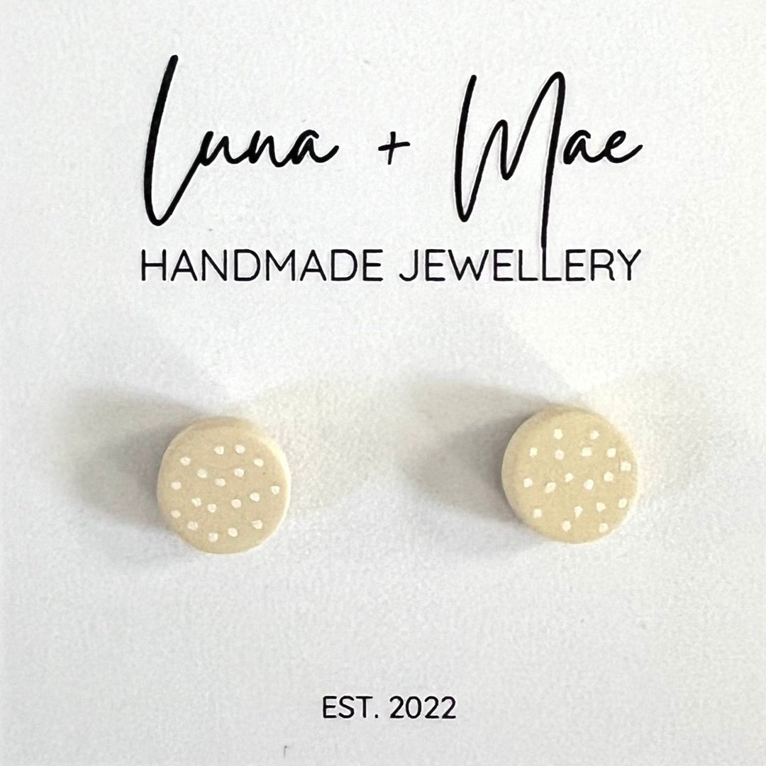 Polymer Clay Tiny Stud Single - 