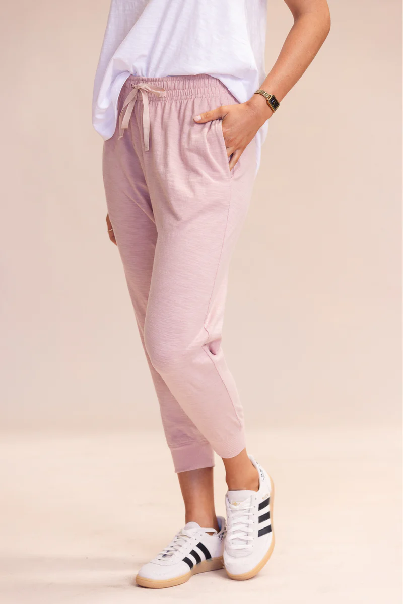 Portsea Pants (7/8 length) - Dusty Pink