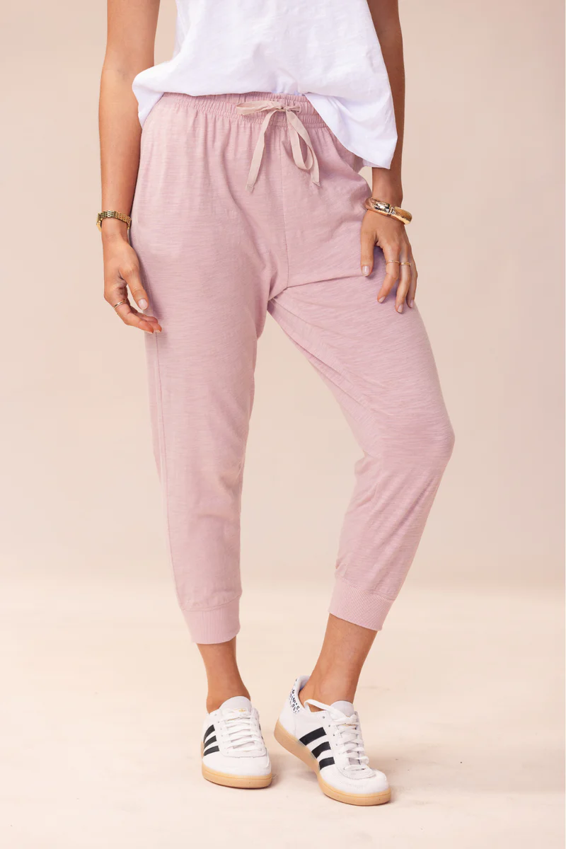 Portsea Pants (7/8 length) - Dusty Pink