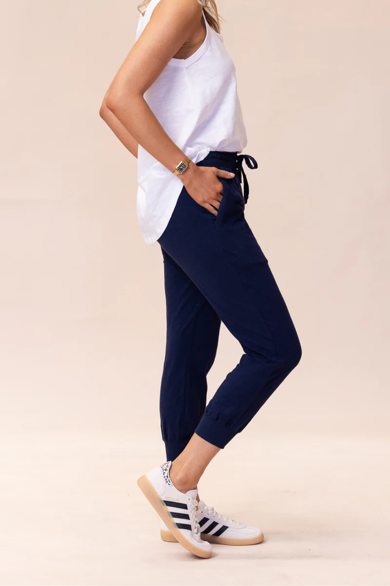 Portsea Pants (7/8 length) - Navy