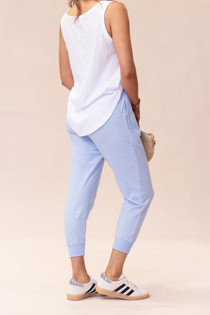 Portsea Pants (7/8 length) - Soft Blue