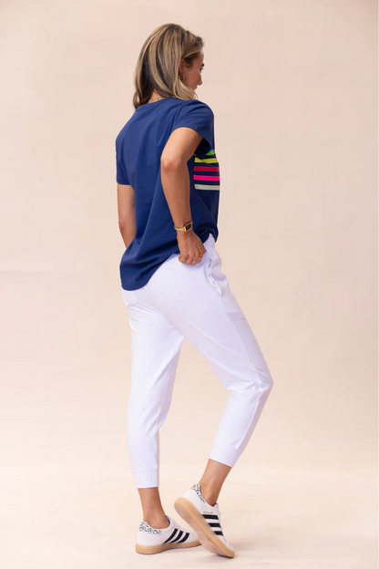 Portsea Pants (7/8 length) - White