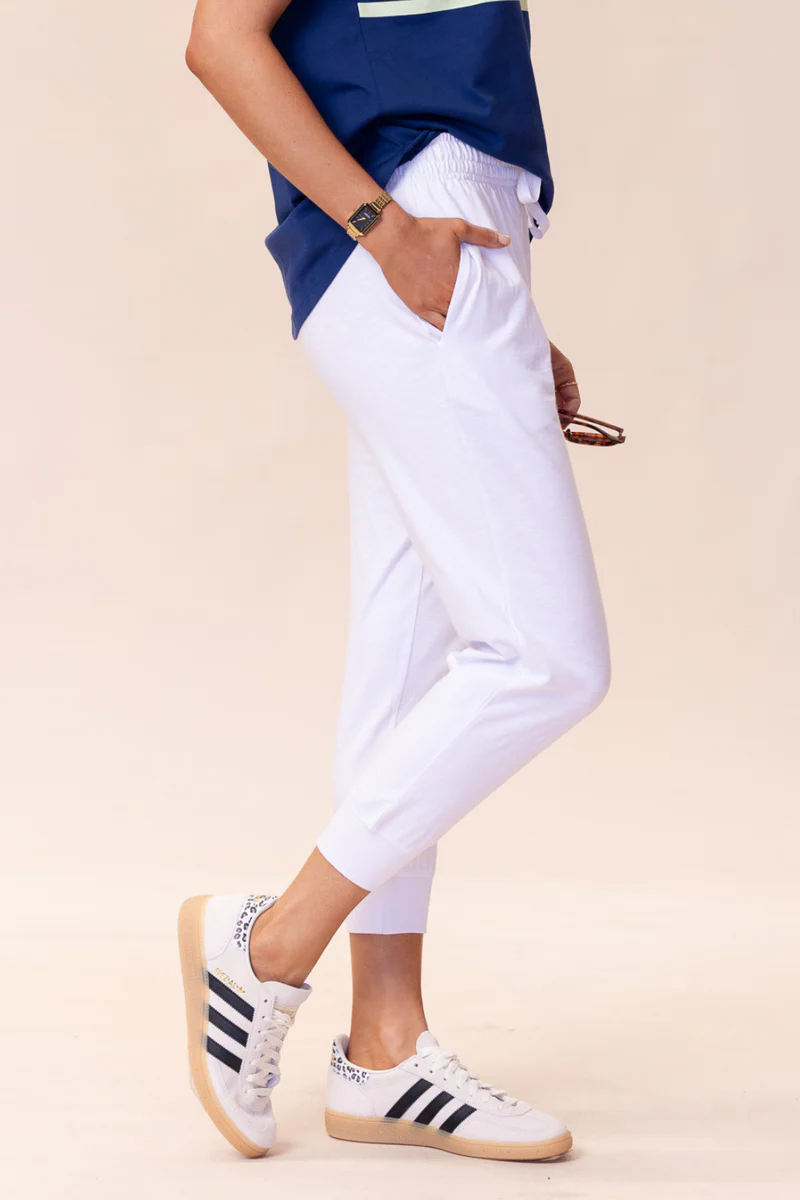 Portsea Pants (7/8 length) - White