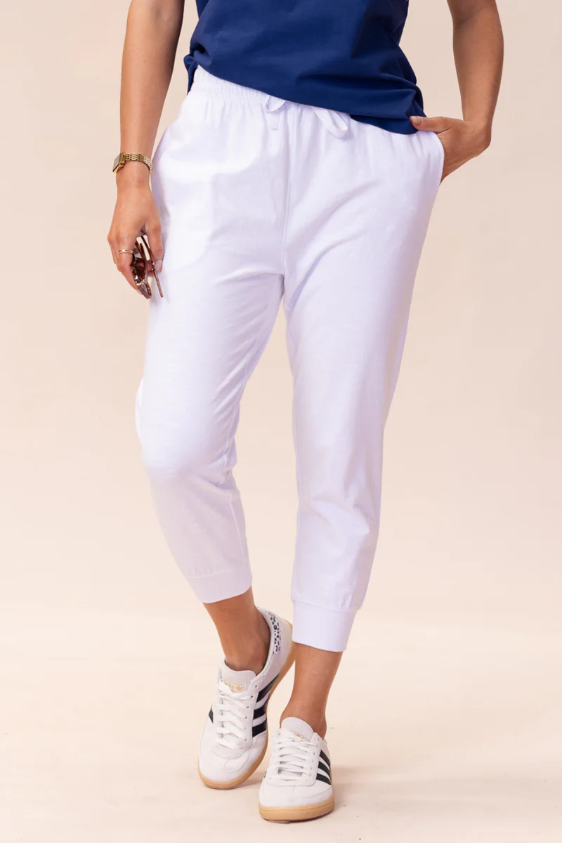 Portsea Pants (7/8 length) - White