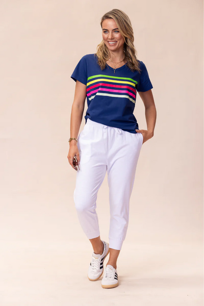 Portsea Pants (7/8 length) - White