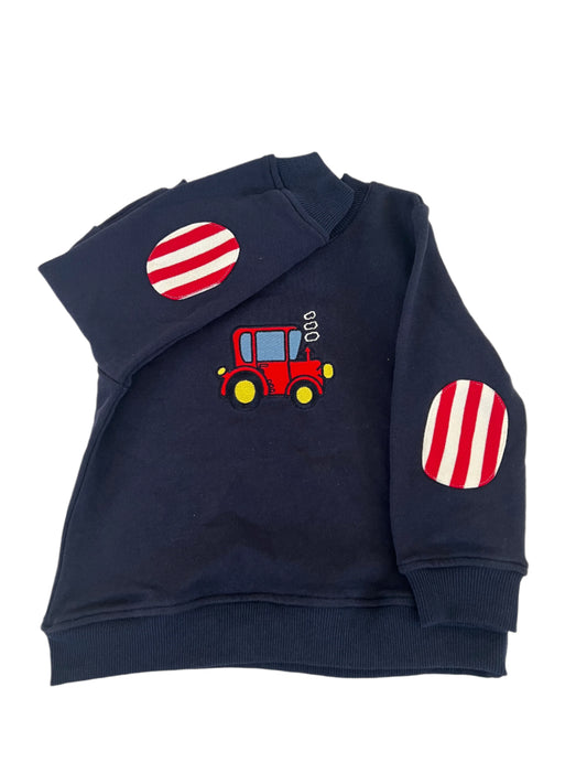 Red Tractor Jumper - Navy